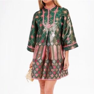 Tuckernuck Metallic Mosaic Indre Dress . Size Small